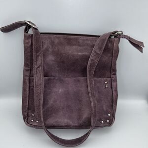 Woolstenhulme Designer Bag Concealed Carry Purse Leather Purple Large
